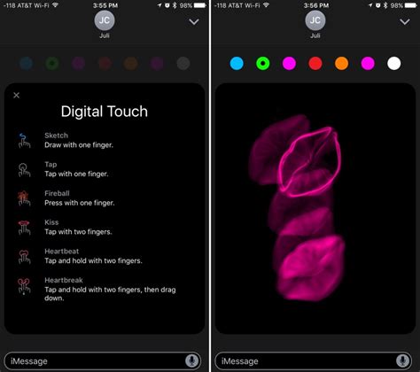 loved digital touch message.